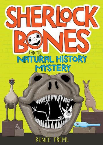 Cover image for Sherlock Bones and the Natural History Mystery