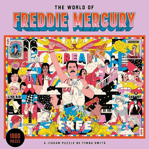 Cover image for The World of Freddie Mercury Jigsaw Puzzle (1000 pieces)