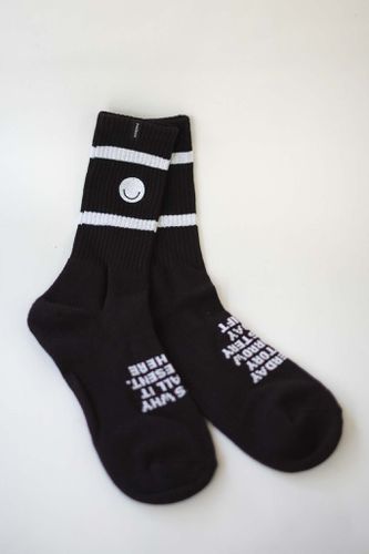 Cover image for Smiley Mens Crew Socks